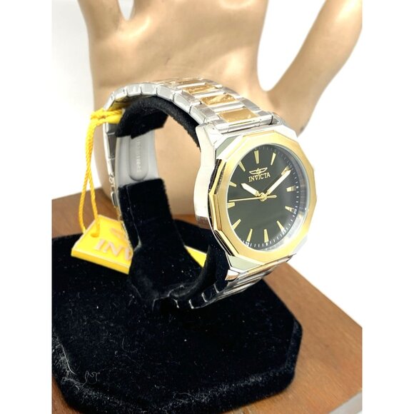 Invicta Women's Watch 48578 Speedway Quartz Black Dial Two Tone Steel 34mm - Picture 2 of 15